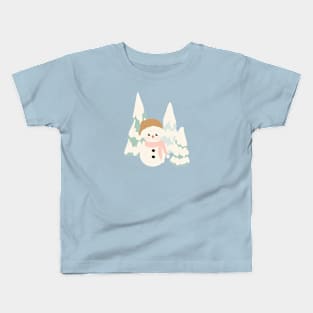 Snowman 3 Kids T-Shirt